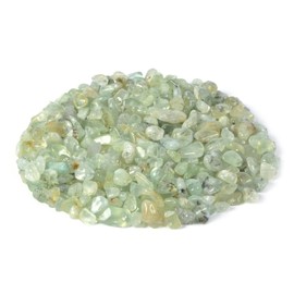 Justinstones Natural Green Prehnite Polished Chips Crushed Tumbled Stone Crystal Healing Embellishments 100 Grams