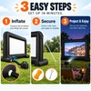 Inflatable Movie Screen for Outdoor Projection – 14FT/24FT Blow-Up Screen