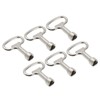 PATIKIL 12.5x7mm Triangle Socket Spanner Key, 6 Pack Electrical Cabinet