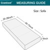 Granbest High Stretch Sofa Seat Cushion Cover Super Soft Couch