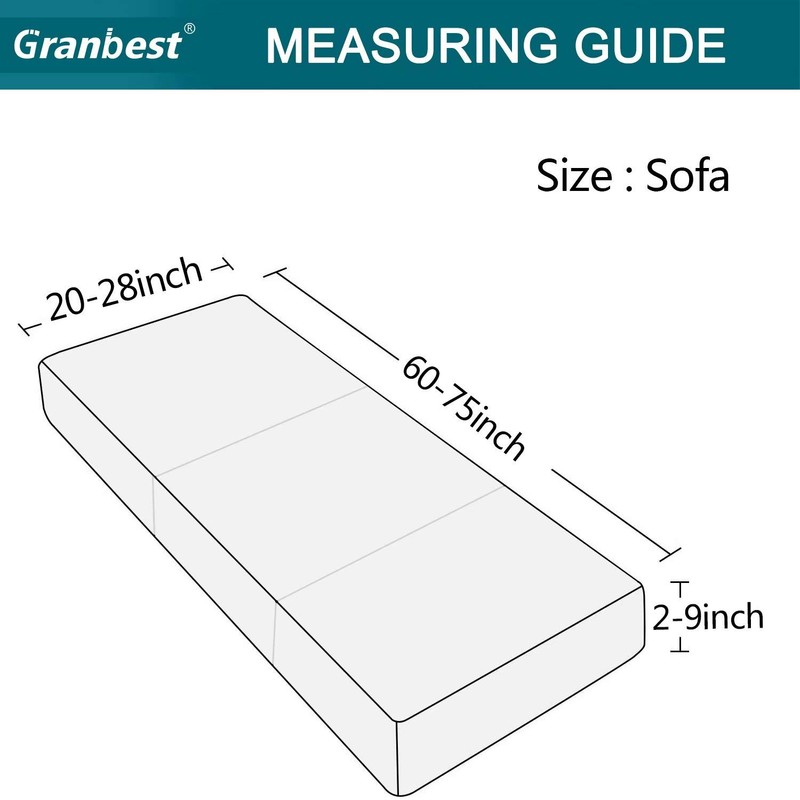 Granbest High Stretch Sofa Seat Cushion Cover Super Soft Couch