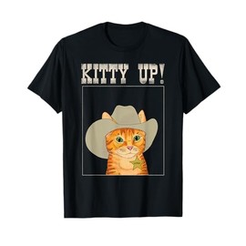 Kitty Up! Cowboy Cat Western Kitten T-Shirt