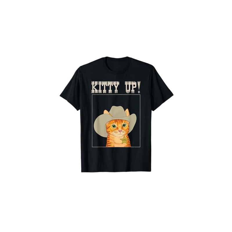 Kitty Up! Cowboy Cat Western Kitten T-Shirt