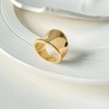 Chunky Gold Rings That Don't Tarnish Gold Wide Band Rings