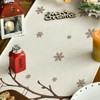 Artoid Mode Plank Trees Deer Ball Christmas Table Runner, Seasonal