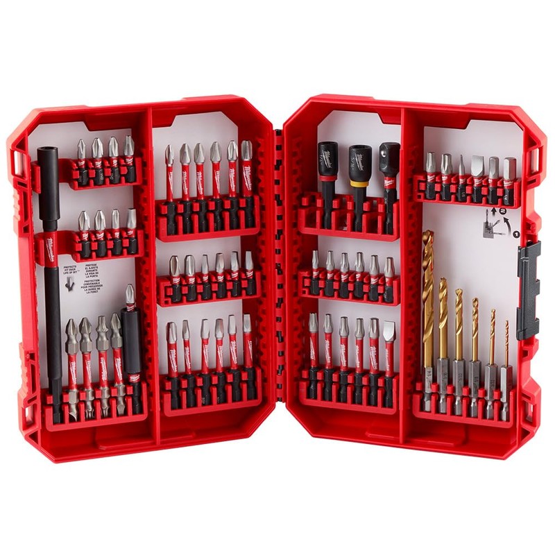 Milwaukee Shockwave Bit & Drill Bit Kit w/ 60 Pcs