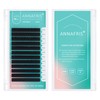 Eyelash Extensions, Ellipse Flat Eyelashes, Matte Black, Single Eyelashes for