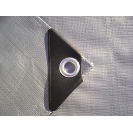 10x12 Multi-Purpose Silver/Brown Heavy Duty DRY TOP Poly Tarp (10'x12')