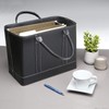 HOME DISTRICT Chic File Organizer Tote - Important Document Organizer