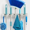 Voolan Broom Holder, Wall Mount Garden Tool Organizer, Home Laundry