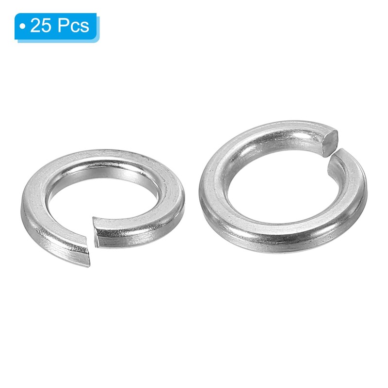 PATIKIL M8 25 Pcs Split Lock Washers 8mm ID 12.8mm