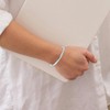 MILAKOO Silver Stainless Steel Bracelet for Women Cute Shiny Sparkly