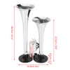 Chrome Dual Trumpet Air Horn 150db Loud Train Sound Electric