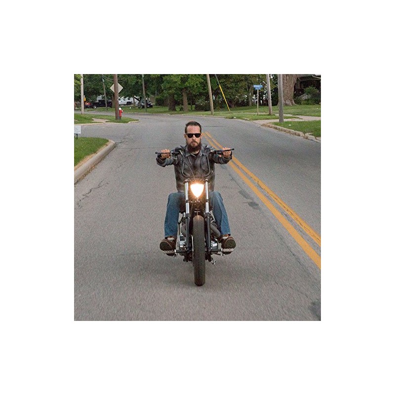 TC Bros. 7/8" Lane Splitter™ Handlebars - 9.25" Rise Black