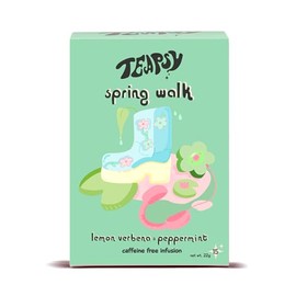 Teapsy "Spring Walk" Tea | Peppermint, Lemon Verbena Herbal Tea | 15 Teabags
