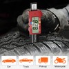 Tyre Tread Depth Gauge, Preciva Burgundy 0-25.4mm/Inch Digital Tyre Tread
