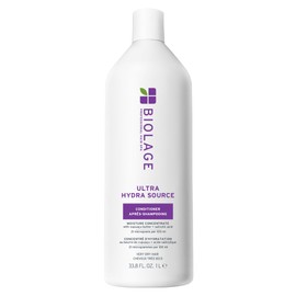 Biolage Ultra Hydra Source Conditioner - Deeply Hydrates and Conditions, Cleanses and Tames Frizz, For Very Dry, Thick, Coarse Hair, Infused with Cupuaçu Butter & Salicylic Acid, 33.8 Fl Oz