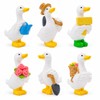 Mini Resin Duck Figurines for Home Decor – Cute 6-Piece