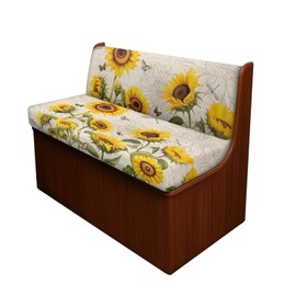 SUITOSELFY Sunflower RV Dinette Cushion Covers Camper Cushion Covers Dinette Booth Set Washable RV Couch Covers for Sofa Bed 2 Cushion RV Seat Covers Dinette Cushions Replacement