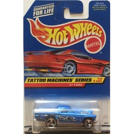 Hot Wheels - " '57 T-Bird" (#685) - "1998" Tattoo Machines Series (#1 of 4 Cars)