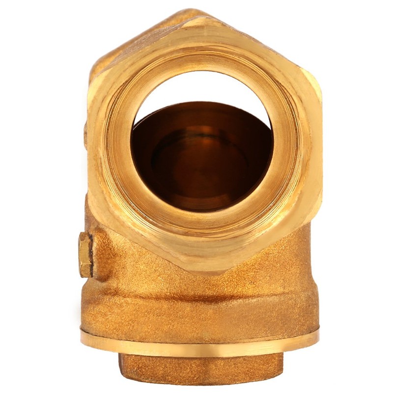 DN25 Female Thread Brass Check Valve Disposable Check Valve 232PSI