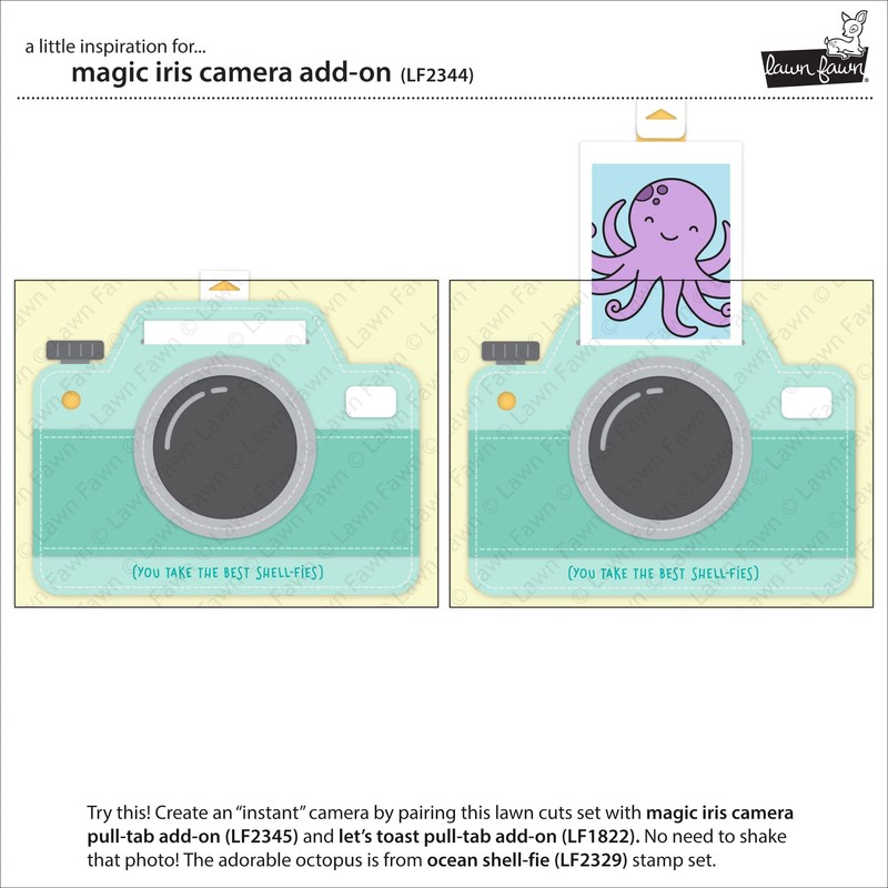 Lawn Fawn, Lawn Cuts/Die Magic iris Camera Add-on