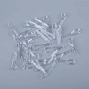 100pcs U Shape Clear Durable Plastic Alligator Clips Shirts Folding