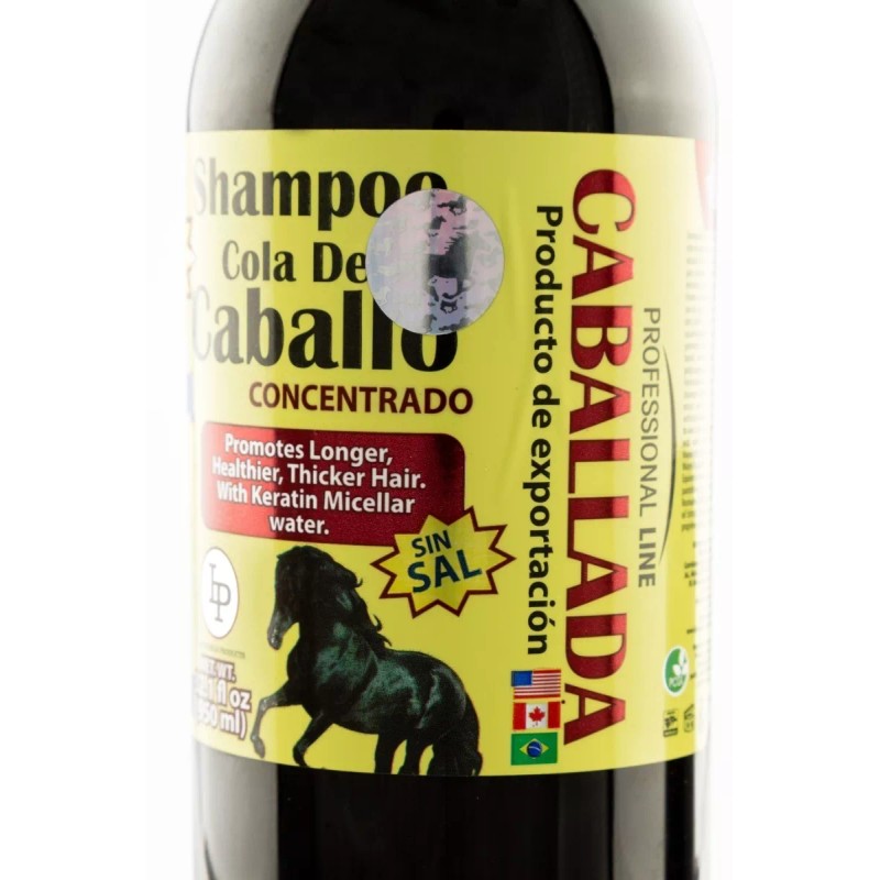 Incredible Products Shampoo Sin Sal Crecimiento Caballada Keratina Micelar 240ml