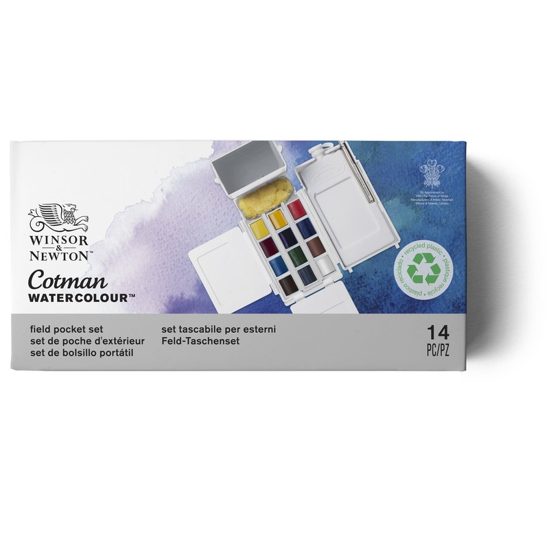 Winsor & Newton Cotman Water Colours - 1/2 Pans, Field
