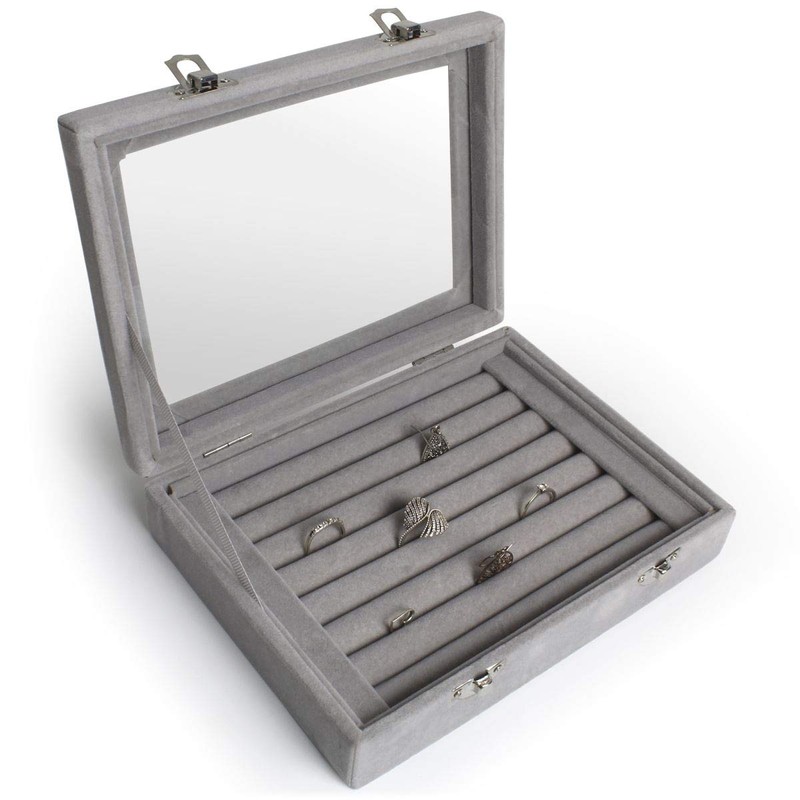 iGadgitz Home U6997 - Velvety Lined Ring Box Ring Box