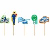 Police Muffin Picks Pack of 10 // Muffin Decoration for