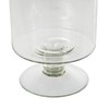 Deco 79 Glass Candle Holder with Elevated Base, 6" x