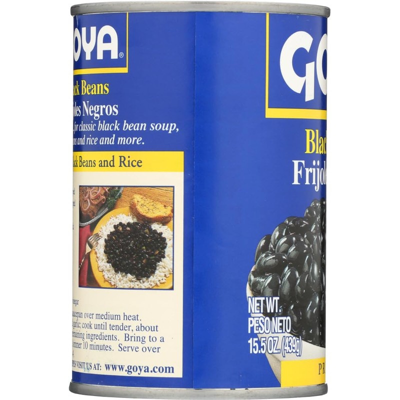 Goya Black Bean, 15.5000-Ounce (Pack of 12)