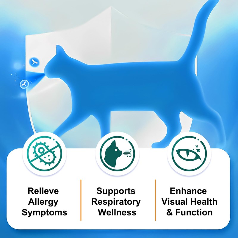 ALIVO L-Lysine for Cats, Lysine Powder for Cats Support Immune