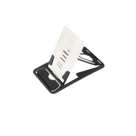 Ultra Thin Card Shaped Smartphone Stand, Ultra Thin 0.2 inch (4 mm), 9 Levels, Angle Adjustment, Folding