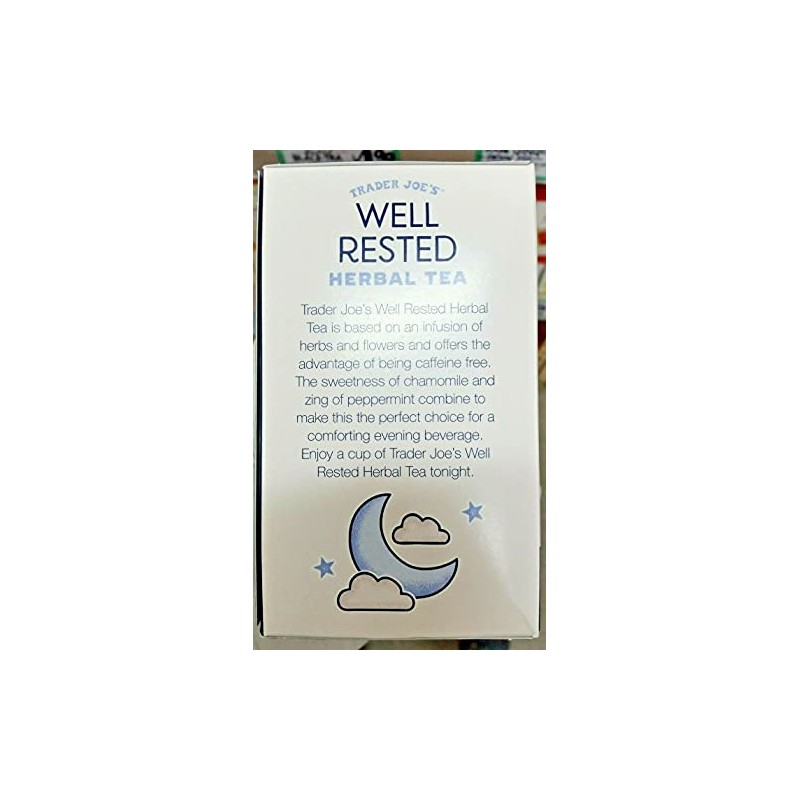 Trader Joe's Well Rested Herbal Tea 20 tea bags