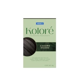 Merza Tinte Koloré Sin Peroxido Sin amoniaco Tonos Castaños Sin Matratar (Castaño, Oscuro)