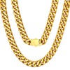 Thick Gold Chain Necklace 18inch Chain Choker Cuban Link Chain