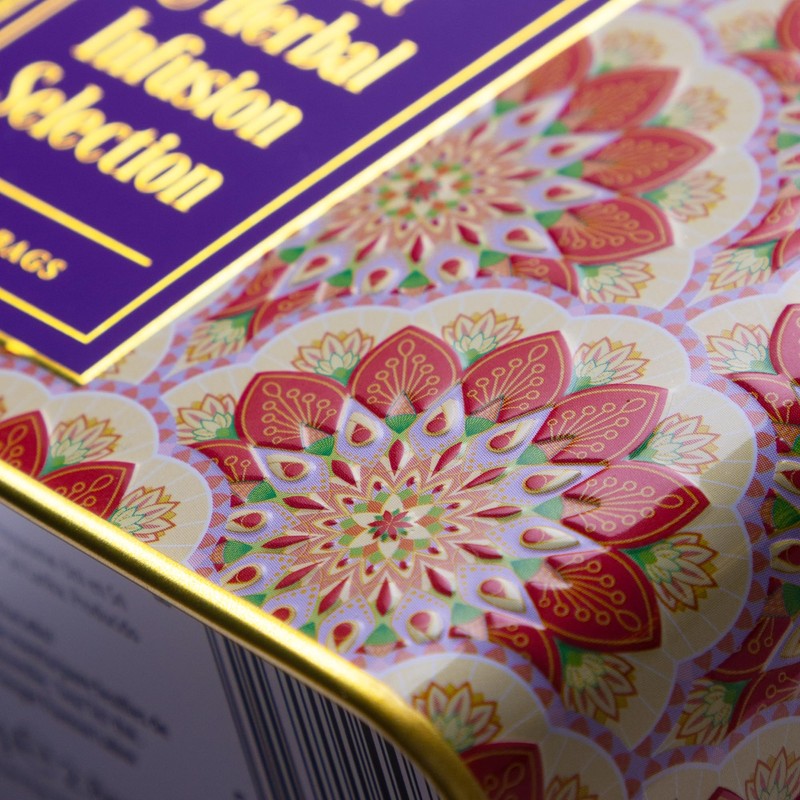 New English Teas Fruit & Herbal Tea Caddy with 40