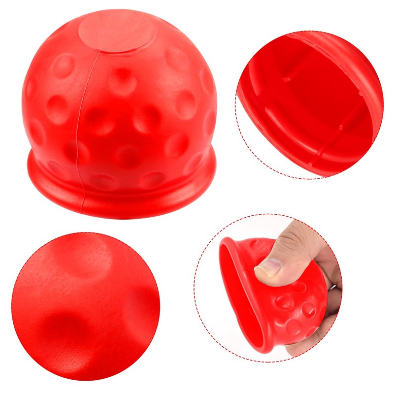 Rumyve 1-Piece Trailer Hitch Ball Cover - Abrasion-Resistant and Dust-Proof