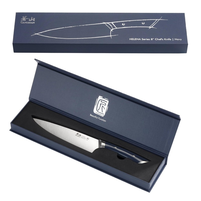 Cangshan HELENA Series Swedish Steel Forged Chef's Knife (Navy Blue,
