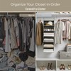 StorageWorks 6-Shelf Jumbo Hanging Closet Organizers, Two 3-Shelf Separable Closet