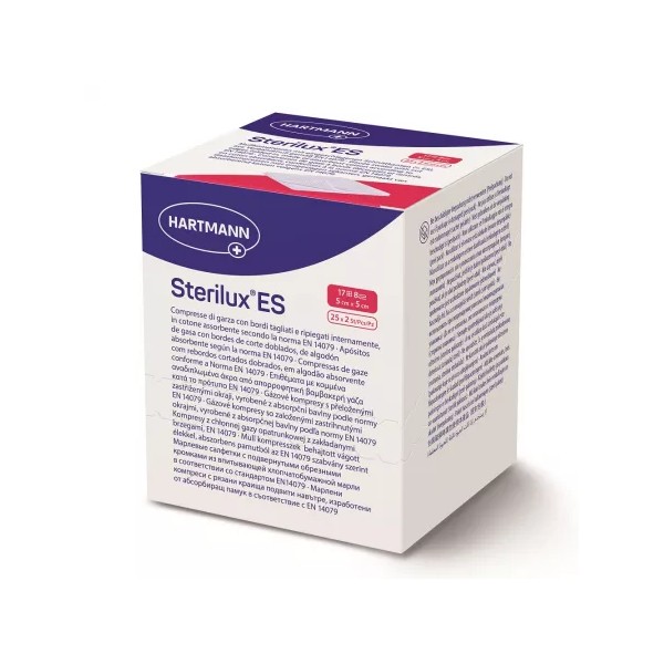 Hartmann Sterilux ES Gause Pads Sterile 5x5cm 2x25items
