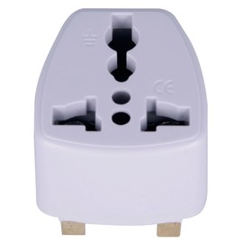 Universal Multinational Travel Plug Adapter to Argentine Chinese ARG-CN Type I White France Germany Greece Iceland Portugal Spain Canada JP UK Australia Switzerland