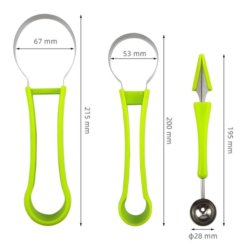 4 in 1 Fruit Tool Set Fruit Carving, Fruit Scoop