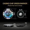 Galant & Wedge Golf Marker Magnetic Hat Clip Retractable Green