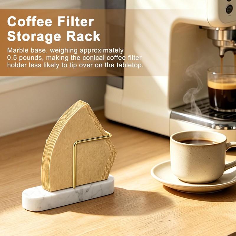 Coffee Filter Holder for V60 Cone Paper Filters Size #01