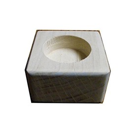 Steve's Gift Shoppe Desk Lifter - Bed Lifter - Bed Riser for Up to 2-Inch Round Furniture Legs/Up to 3-Inch Lift Height - Package of Four (4) (1.5 Inch No Felt Bottom)