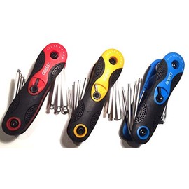 GOBEST hex, hex ball and torx tamperproof security folding key set 24 pcs (GB-0019)