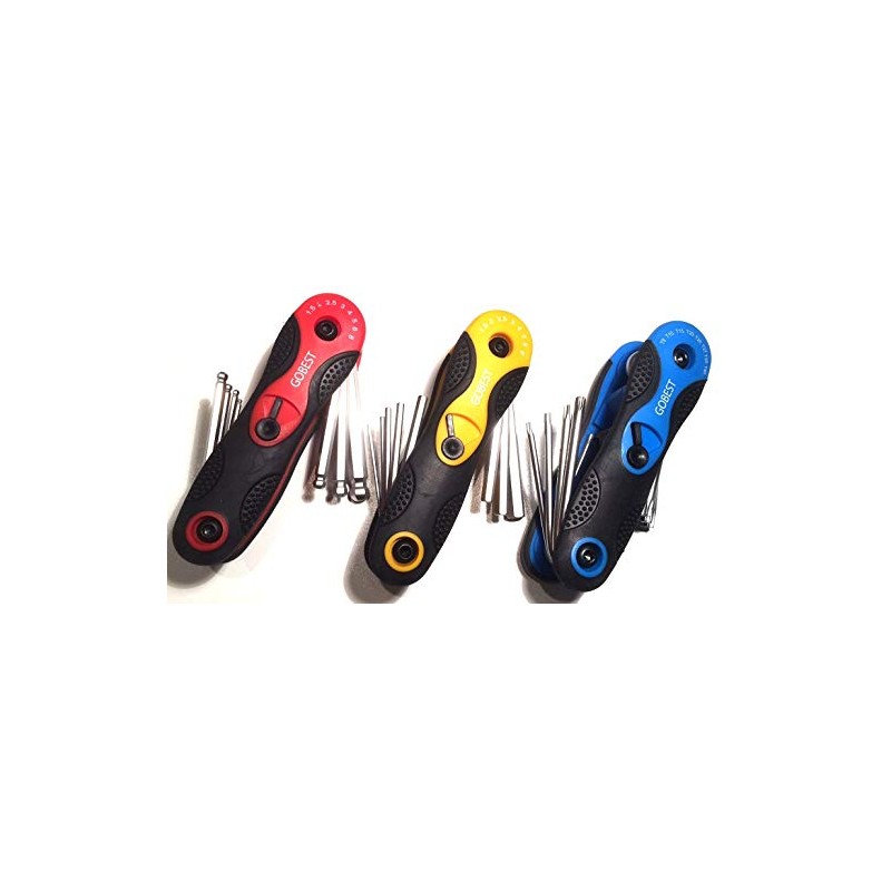 GOBEST hex, hex ball and torx tamperproof security folding key